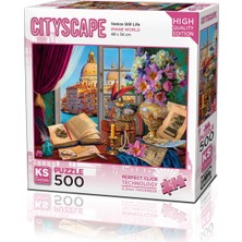  ks games puzzle 500 parça venice still life 20054