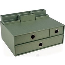 Gıpta Masa Üstü Organizer Set Pearl Green 3 Çekmeceli Multi ORG1762