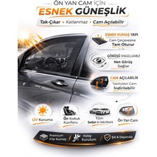 Ankaflex (2'li Paket) Kamp Için Araba Camı Sineklikleri Böceklerden Uv Işınlarından Koruma