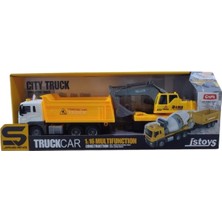 Ctoy Oyuncak Işıklı Sesli 2 Li İş Makinesi Seti Js150