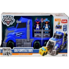 Ctoy Oyuncak Taşıyıcı Tır ve Robota Dönüşebilen Mini Araçlar L017-9 (Karışık Model 1 Adet)