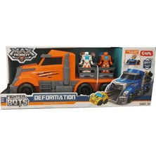 Ctoy Oyuncak Taşıyıcı Tır ve Robota Dönüşebilen Mini Araçlar L017-7 (Karışık Model 1 Adet)