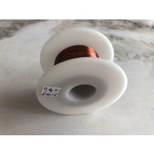 Emaye Kaplı Bobin Teli, Bakır Tel 0,40 mm Kalınlık 100 Metre