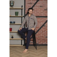 Tekten 6110 Erkek Uzun Kollu Pijama Takım