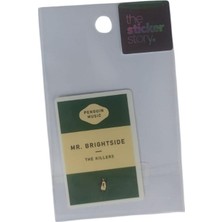 Ekstrafix Yapışkanlı Sudan Etkilenmeyen Sticker The Sticker Story Mr.Brightside Tss0216 (1 Adet)