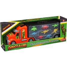  heroes toys çantalı dinozor taşıyıcı tır seti 879
