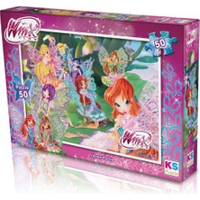  ks games puzzle 50 parça winx w709