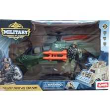 Ctoy Oyuncak Helikopterli Asker Seti F14-1A (Karışık Modellerde 1 Set)