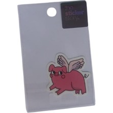 Ekstrafix Yapışkanlı Sudan Etkilenmeyen Sticker The Sticker Story Kırmızı Domuzcuk Tss0223 (1 Adet)