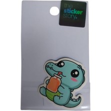  ekstrafix yapışkanlı sudan etkilenmeyen sticker the sticker story yavru dinazor tss0182 (1 adet)