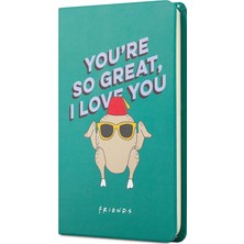 Mabbels Friends Sert Kapak Lastikli Mini Not Defteri Hindi Yeşil 80 Yaprak Çizgisiz 9X14Cm Dft-388296