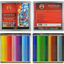  koh-ı noor polycolor sanatsal kuru boya kalemi 48 renk set 3826-048001pl