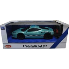  ctoy oyuncak ışıklı ve sesli uzaktan kumandalı polis arabası 1:16 qx3689-a1