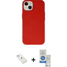 İlk El Grup Ieg™ iPhone 14 Ahenk Serisi - Şeffaf Royal Nano Ekran Koruyucu + Sierra Blue Diamond Kamera Lens