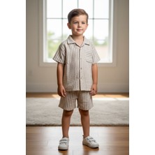 Butik Erkek Çocuk %100 Pamuklu Alt - Üst 2'li Takım