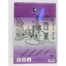 Alex Schoeller Eskiz Defteri Blok Spiralli A4 180 Gram 25 Yaprak Alx-7792