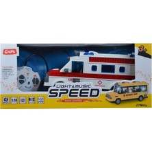 Ctoy Oyuncak Işıklı ve Sesli Ambulans Wl-167B