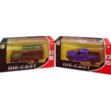 Ctoy Oyuncak Çek Bırak Kapıları Açılabilir Arazi Araçları 1:60 Mb303-1D (Karışık Model 1 Adet)