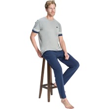 Over Sleep by Poleren Over Sleep 2328 Erkek Likralı Süprem Yazlık Takım (M-L-Xl-2xl)