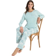 Over Sleep by Poleren Over Sleep 3310 Kadın Büyük Beden Modal Yazlık Takım (L-Xl-2xl-3xl)