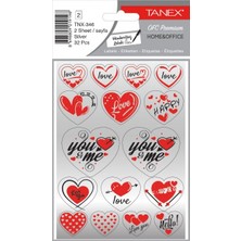 Tanex Silver Kalp Etiketi-6 2 Adet Tnx-346 (10 Lu Paket)