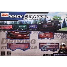 Ctoy Oyuncak Işıklı ve Pilli Lokomotif Tren Set 2215-2