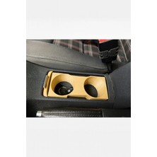 DU&ER Volkswagen Golf 5–6 Krem Renk Bardaklık Aparatı – Şık, Pratik & Uyumlu Tasarım