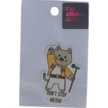 Ekstrafix Yapışkanlı Sudan Etkilenmeyen Sticker The Sticker Story Dont Stop Meow Tss0214 (1 Adet)