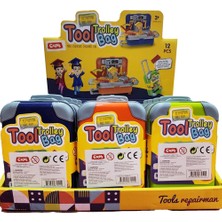 Ctoy Oyuncak Mini Çekçekli Tamir Çantası 9988-8 (Karışık Renk 1 Adet)