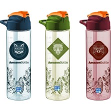 Gıpta Amazon Tritan Pipetli Matara (Suluk) 630Cc (Karışık Renk) K7501