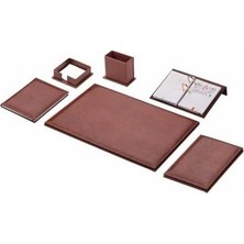 Gülpaş 288 Sümen Takımı 6 Parça Suni Deri Klasik Kahve