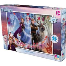  ks games puzzle frozen 100 parça