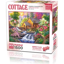  ks games puzzle 1500 parça songbirds at summertime mill 22027