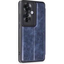 Colezium Reno 11F Kılıf Flip Cover - Lacivert