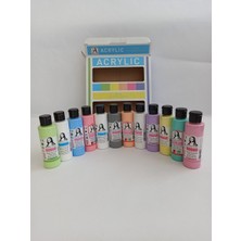 Südor Monalisa Akrilik Boya 12X70 Ml Karışık Set (Chalk) SD150-X16