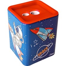 Dolphin Çiftli Kalemtraş Uzay Metal Spc-9753 (24 Lü Paket)