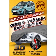 Budge Fiat Fiorino Klipsli 4 Mevsim  Araba Brandası - Oto Çadır Örtü