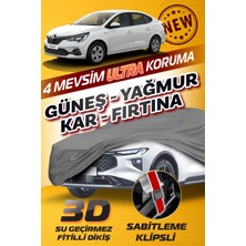 Budge Renault Taliant - Klipsli 4 Mevsim  Araba Brandası - Oto Çadır Örtü
