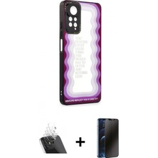 İlk El Grup Ieg™ Redmi Note 11 Pro Odak Klasik Serisi - Siyah 3D Antistatik Hayalet Cam Ekran Koruyucu + Şeffaf Kamera Lens Koruma Cam