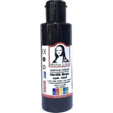 Südor Monalisa Akrilik Boya 125 Ml Siyah 701 (6 Lı Paket)