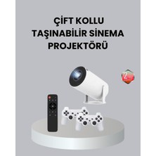 Hayat Store 4K Wi-Fi 6 Projeksiyon Cihazı – 10.000+ Oyun Desteği, Kablosuz Bağlantı ve Çoklu Giriş Portları - Lisinya