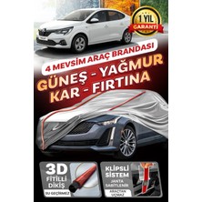 Budge Renault Taliant - Klipsli 4 Mevsim  Araba Brandası - Oto Çadır Örtü