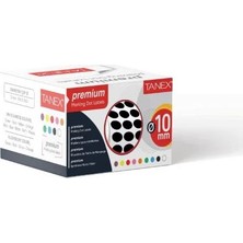 Tanex Nokta Etiketi 10 Mm Siyah 5000 Li