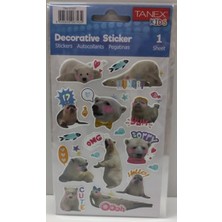 Tanex Puffy İnstagram Ayıları Serisi Stickers Tnx-27227