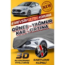 Budge Ford Fiesta - Klipsli 4 Mevsim  Araba Brandası - Oto Çadır Örtü