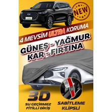 Budge Chery Tiggo 8 - Klipsli 4 Mevsim  Araba Brandası - Oto Çadır Örtü