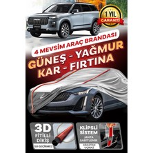 Budge Jaecoo 7 - Klipsli 4 Mevsim  Araba Brandası - Oto Çadır Örtü