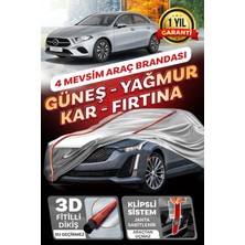 Budge Mercedes A 200 Sedan - Klipsli 4 Mevsim  Araba Brandası - Oto Çadır Örtü