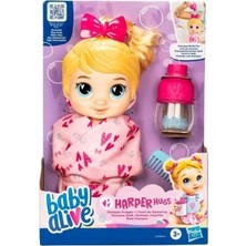 Baby Alive Oyuncak Bebeğimle Şampuan Eğlencesi Sarışın 11 İnç Su Bebek Oyun Seti Yumuşak Havlu