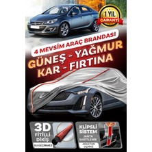 Budge Opel Astra Sedan - H - J - Klipsli 4 Mevsim  Araba Brandası - Oto Çadır Örtü